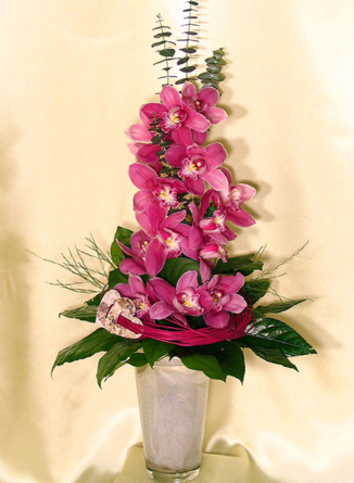 Virágposta - Rózsaszín orchidea ág