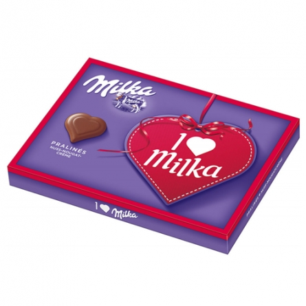 Virágposta - I Love Milka desszert